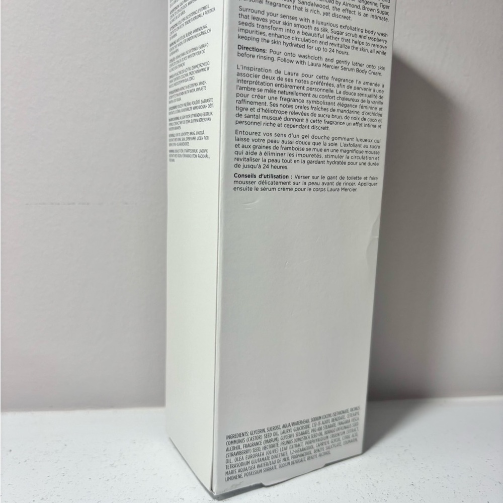Laura Mercier Ambre Vanille Exfoliating Body Wash New In Box - Picture 7 of 7